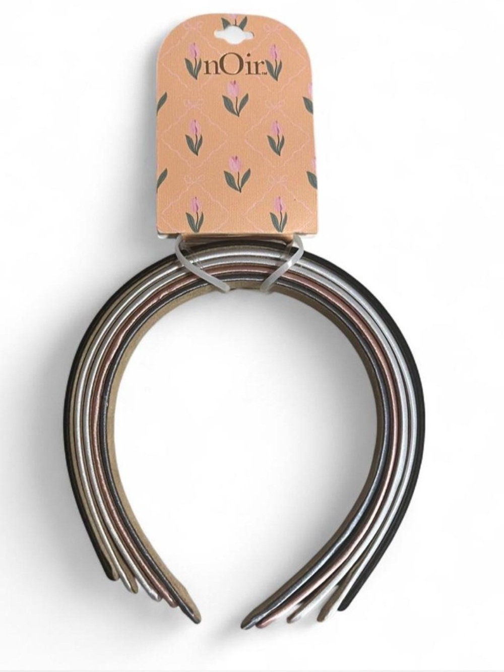 nOir Jewelry Metallic Multi-Color Headband Set